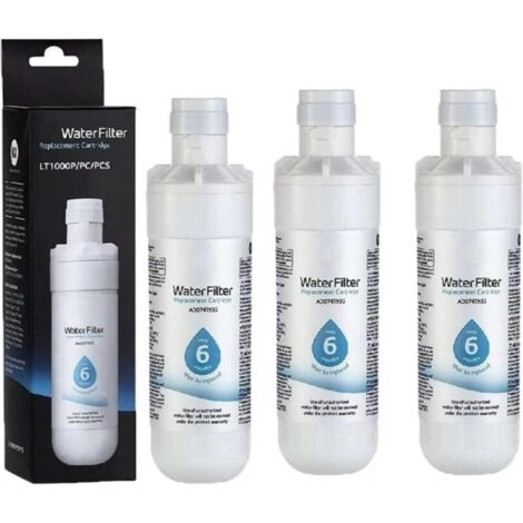 3 filtros de agua para refrigerador compatibles con LT1000P, LT1000PC, LT1000PCS, LT-1000PC, ADQ74793501, MDJ64844601, ADQ76793501, ADQ747935 Kenmore 46-9980, 9980 (1/5)