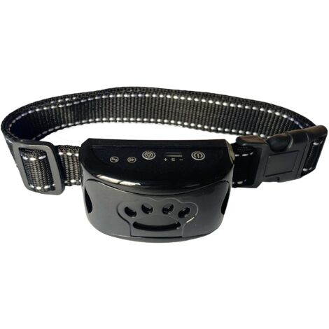 Collar antiladridos para perros, con modos de sonido, vibración y vibración fuerte, detección inteligente de ladridos, 7 niveles de sensibilidad, recargable, apto para perros grandes y pequeños, color