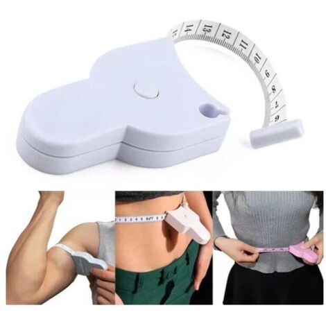 1 cinta métrica blanca para medir ropa y cuerpo (cm y pulgadas) Cinta métrica blanca para medir la talla de la ropa. (1/4)
