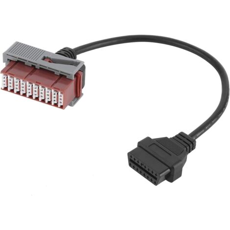 Cable adaptador de 30 pines a 16 pines para herramientas de diagnóstico OBD, adecuado para modelos antiguos de Peugeot, Citroën y del Grupo PSA con conector de 30 pines. (1/5)