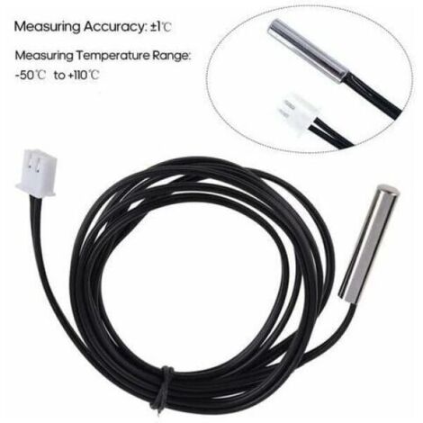 Sensor de temperatura NTC 10K/B3950 de alta precisión de 3 metros ...