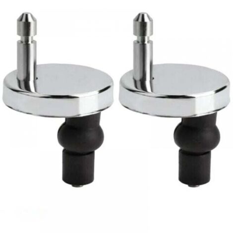 Juego de 2 fijaciones universales para asiento de inodoro, bisagra para asiento de inodoro, fijaciones para tapa de inodoro, fijaciones de repuesto para asiento de inodoro, fijación para asiento de in