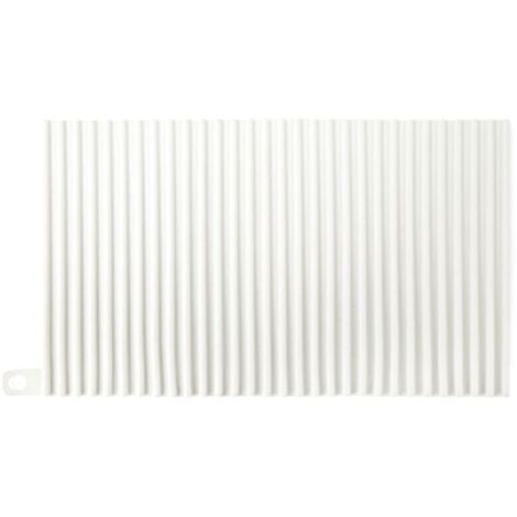 Tabla de lavar antideslizante, flexible y compacta para la ropa, ideal para viajes y uso doméstico: lavar ropa y calcetines, color blanco.