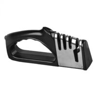Afilador de cuchillos y tijeras de cocina 4 en 1, afilador de cuchillos profesional, afilador de cuchillos con goma antideslizante