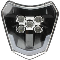 Placa frontal de faro LED para motocicleta KTM EXC 300 XC XCF XCW XCFW SX SXF SXS 125