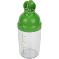 Recipiente para aderezo de ensalada, a prueba de fugas y goteo, 200 ml, para cocina (verde)