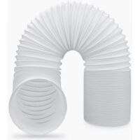 Manguera para aire acondicionado portátil, manguera flexible de PVC para extracción de aire, tubo de ventilación universal, kit de mangueras para aire acondicionado portátil, diámetro 13 cm, longitud
