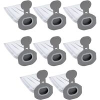 8er-Pack Staubsaugerbeutel für Vorwerk FP7, Staubsaugerbeutel kompatibel mit Vorwerk Folletto VK7 FP7, Premium Filterbeutel, Ersatzbeutel für Folletto VK7 Akku-Staubsauger