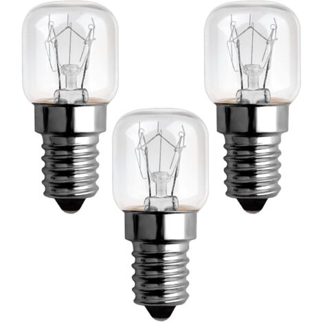 Lampada da forno dimmerabile E14 da 15 W, 300 gradi, CA 220-240 V, lampadina a incandescenza E14 T22, 85 lm, bianco caldo 2300 K, lampade pigmee E14 con piccola base a vite per forno a microonde, lamp (1/5)
