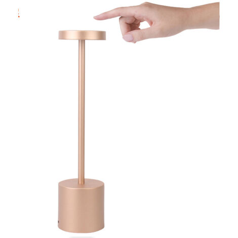 Lampada da tavolo ricaricabile senza fili, luce notturna a LED RGB, lampada da scrivania, con cambio colore regolabile, per soggiorno, camera da letto, cameretta dei bambini, illuminazione delle scale (1/3)