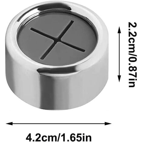 Ganci autoadesivi per aste di vetro (antracite) 4 pezzi