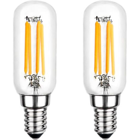 Lampadina LED per cappa aspirante, T25 E14, 4W, bianco freddo 6000K, 400lm, equivalente a 40W E14, lampada per cappa aspirante, lampadina LED a filamento tubolare per cappa aspirante, non dimmerabile, (1/5)