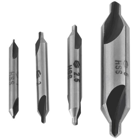 Set di punte da trapano centrali HSS da 60 gradi da 1/2/2,5/5 mm (1/5)