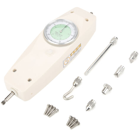 Dinamometro analogico 500 N, strumento di misura della forza, tester, misura della forza push-pull, indicatore, misura della forza analogica meccanica push-pull per la misura della forza