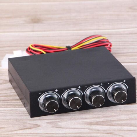 Regolatore di velocità della Ventola PWM DC 12V 24V 4A, Scheda Controller di velocità della Ventola della CPU PC PWM, Regolatore di Controllo della Temperatura della Ventola