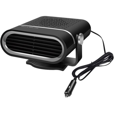 Sbrinatore per riscaldamento auto, riscaldamento auto, riscaldamento auto portatile con multi-angolo (12 V nero) (1/5)