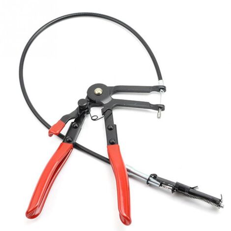 Utensile meccanico, pinza per fascette stringitubo in acciaio al cromo vanadio, lunghezza 620 mm, filo flessibile, resistente alla corrosione, cavo flessibile, antiruggine, pinza resistente all'usura  (1/5)