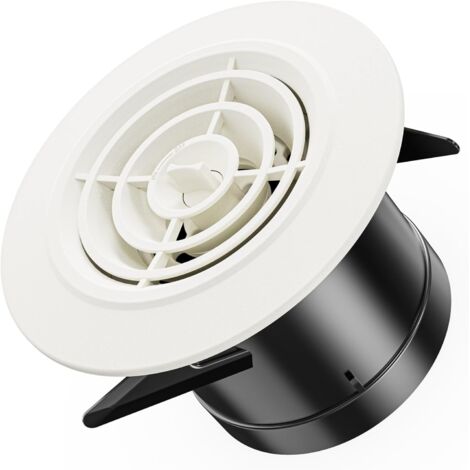 La griglia di ventilazione circolare regolabile da 75 mm è essenziale per il flusso d'aria. La sua angolazione può essere regolata a seconda delle esigenze, per adattarsi a diversi scenari. (1/5)