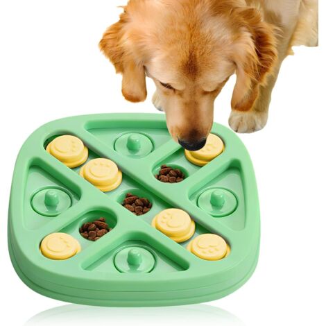 Giocattolo per l'alimentazione del cane, giocattolo didattico, stimolante per l'intelligenza, innovativo alimentatore interattivo educativo per cani, cuccioli e animali domestici (verde) (1/5)