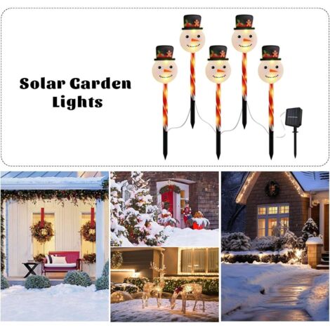 Luci Solari Da Giardino A Tubo Pieghevole: Set Da 5 Con 115 LED, 8 Modalità, Timer E Memoria, Bianco Freddo - 2