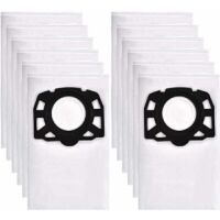 Sacchetti per aspirapolvere 12 sacchetti per aspirapolvere per Kärcher WD4 WD5 WD6, adatti per aspirapolvere a umido e a secco Kärcher MV4, MV5, MV6