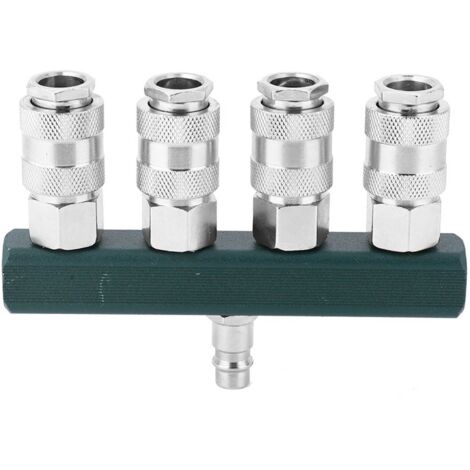 5 Raccords Rapides à Pousser QUARKZMAN - Tube OD 12mm X Filetage Mâle NPT 3/8 - Pour Systèmes Pneumatiques