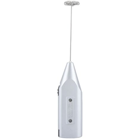 Mousseur con portatif eléctrico, mini agitador con principal, con pilas, mélangeur de boissons en acier inoxidable et mini mousseur, accesorio de cocina para café matcha (1/5)