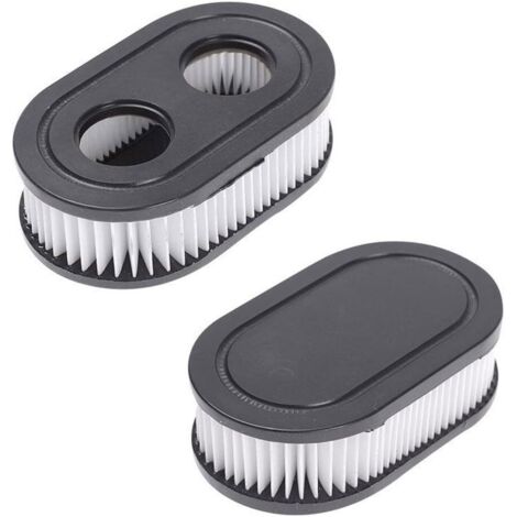 Filtro de aire negro ovalado para uso en tono MTD BS-798452 Briggs & Stratton - Lote de 2 (1/5)