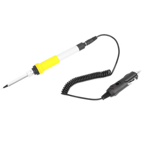 Soldador eléctrico, soldador eléctrico automático con pinza de cocodrilo de 12 V CC y 60 W para coche portátil. (1/5)