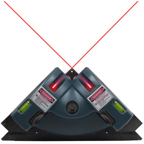 90-Grad-Laser-Eckauskleidung zum Verlegen von Wandfliesen, rechtwinkliges Bodenwerkzeug zum Verlegen von Fliesen, 1 Stück, Blau (1/5)