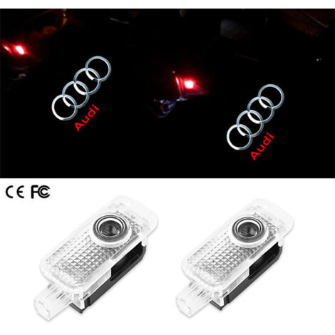 Auto Türschild Licht für Audi A4L/A5/A6L/A7/A8L/Q3/Q5/Q7 Projektion Licht führte willkommen Licht, 4 stück