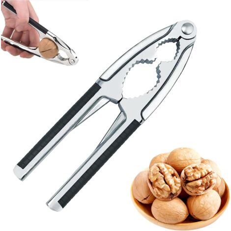 Hochwertiger Nussknacker, Nussknacker mit rutschfestem Griff, multifunktionaler Nussknacker aus Metall, Nussknacker für Walnüsse/Haselnüsse/Mandeln/Meeresfrüchte oder andere Nüsse (1/5)