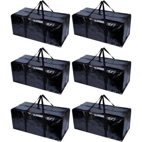Stück Umzugstasche Umzugskartons Karton Reisetasche XXL Große Kleidertasche Jumbotasche Aufbewahrung Tati Quilt Kunststoffgriff Truhe für Kleidung und Kleiderschränke Einkaufstasche Kit (1/5)