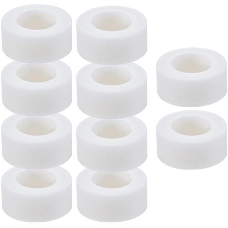 10er-Pack Filterelemente für Badezimmerwaschbecken, Wasserfilterkartusche, PP-Baumwollfilter, Chlor- und Fluoridentfernung, Schwermetallentfernung, Element für Waschbeckenhahn