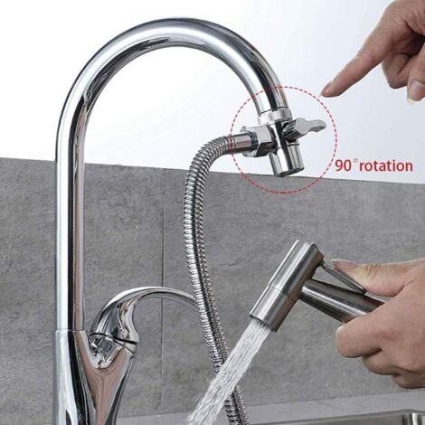 Wasserhahnverteiler - Universeller Duschverteiler - Umschaltventil - Ersatzteile - Duschadapter - Wasserhahnventil - Für Waschbecken, Badezimmer, Küche, Waschmaschine (1/4)