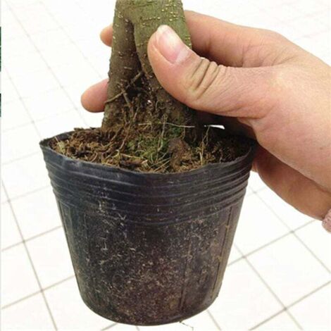 300 Stck Pflanztpfe, Kunststoff-Startertopf, abbaubar,  Gartenblumen-Dngertopf, Gartenwerkzeug fr Sukkulenten, Stecklinge,  Setzlinge, 12 x 12 cm