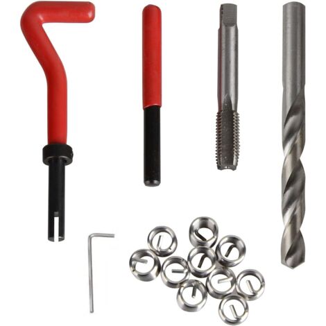 Helicoil-Gewinde-Reparatureinsatz-Set, M9 x 1,25 x 13,5 mm, kompatibles Auto-Handwerkzeug-Set, 25 Stück