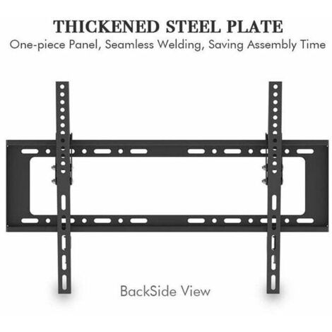 TV-Wandhalterung für 32-70 Zoll flache/gebogene Plasmafernseher, neigbare Wandhalterung mit max. VESA 600 x 400 mm, Tragkraft 50 kg, Wasserwaage, Kabel (1/5)
