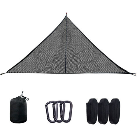 Atmungsaktive Dreieck-Hängematte aus Netzgewebe für den Außenbereich, für Camping und Wandern