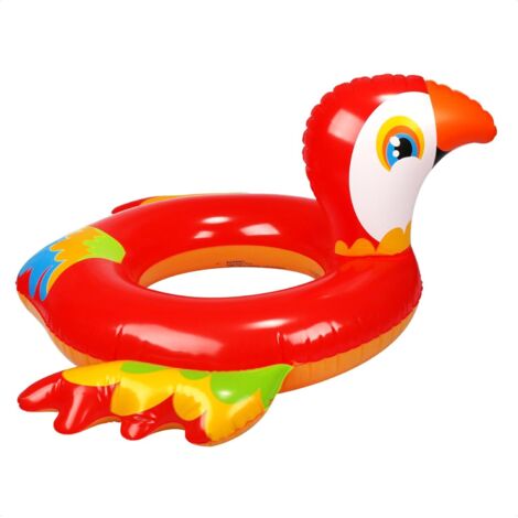 Aufblasbarer Schwimmkreis für Kinder, Papageien-Achsel-Schwimmkreis, 84 x 76 cm (1/5)