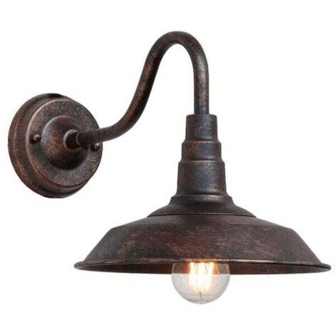 Innen- und Außenwandleuchten, Retro-Vintage-E27-Beleuchtung für Restaurant, Balkon, Gang, Bar, Café, Bronze