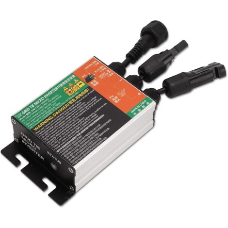 Solar-Mikro-Wechselrichter 500 W 220 V für Netzanschluss Solar-Mikro-Wechselrichter 500 W 220 V Sinus-Netzanschluss IP55 0,2 bis 1,6 kW Solar-Wechselrichter aus Aluminiumlegierung für kleine Solaranla