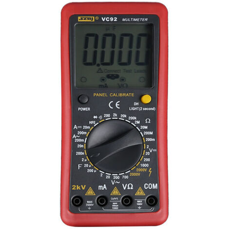 Digitalmultimeter AC- und DC-Spannung 2000 V Hochspannungstest Tragbares Digitalmultimeter Bergbau (1/4)