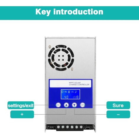 SolaMr MPPT-Solarladeregler ML4860A – 60A, 12/24/36/48V Automatisch, Mit LCD-Display & Multi-Peak-Tracking