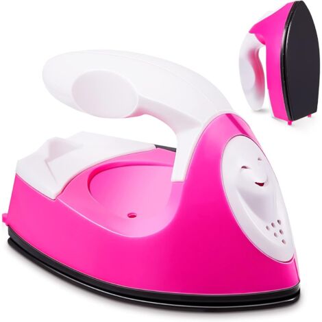 Mini-Bügeleisen Mini-Heißluftpresse Mini-Bügeleisen Tragbare handliche Heißluftpresse Kleines Bügeleisen mit Ladestation Zubehör für Fuse Perlen Aufnäher DIY Schuhe T-Shirts Wärmeübertragung Vinyl Pro (1/5)