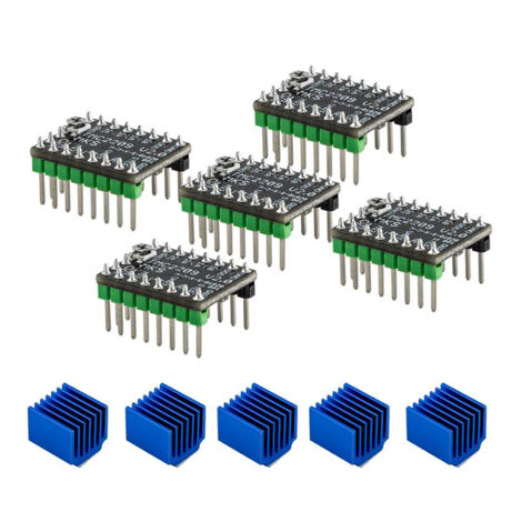 5 Stück Makerbase MKS TMC2209 Schrittmotortreiber 3D-Druckerteile 2,5 A UART Ultra-Leise für SGenL GenL Robin Nano