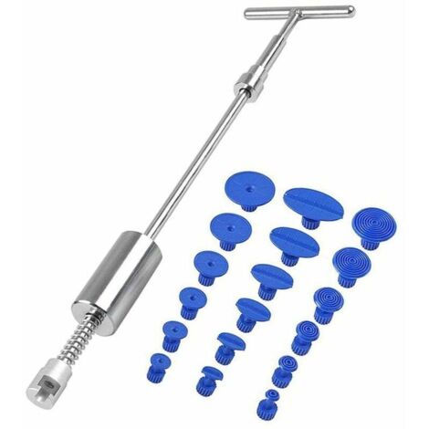 Auto Dellen Reparatur Set Paintless Dellen Entfernung Werkzeug T Hammer A + Kleber Entferner
