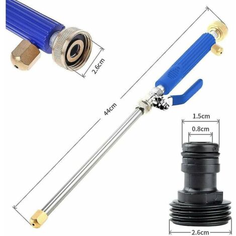 Hochdruck Power Wasserpistole – Turbo Washer Für Gartenschlauch, 360° Verstellbare Düse, Ergonomischer Griff, Für Autowäsche & Pflanzenbewässerung Hochdruck Power Wasserpistole – Turbo Washer Für Gartenschlauch, 360° Verstellbare Düse, Ergonomischer Griff, Für Autowäsche & Pflanzenbewässerung