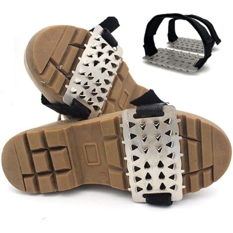 EIS-Steigeisen, rutschfeste EIS-Traktionsstollen, 26 Spikes, Eisstollen, Schuhe, Stiefel, Griffe Outdoor-Walking auf Schnee und EIS, Wandern, Klettern, Angeln (1/5)