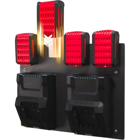Akku-Wandhalterung, Wandhalterung für Bosch Akkus und Ladegeräte 18V Professional Premium Montagezubehör Stabile Wandhalterung für Bosch Akkus und Ladegeräte